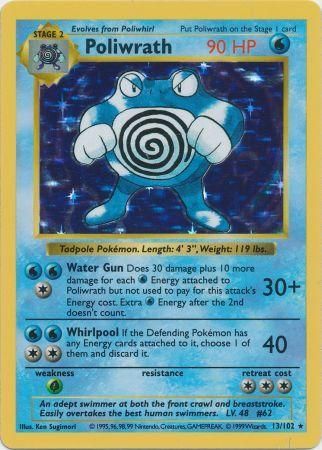 Poliwrath (13/102) [Base Set Shadowless Unlimited] | Shuffle n Cut Hobbies & Games