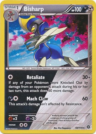 Bisharp (64/114) (Cosmos Holo) [XY: Steam Siege] | Shuffle n Cut Hobbies & Games