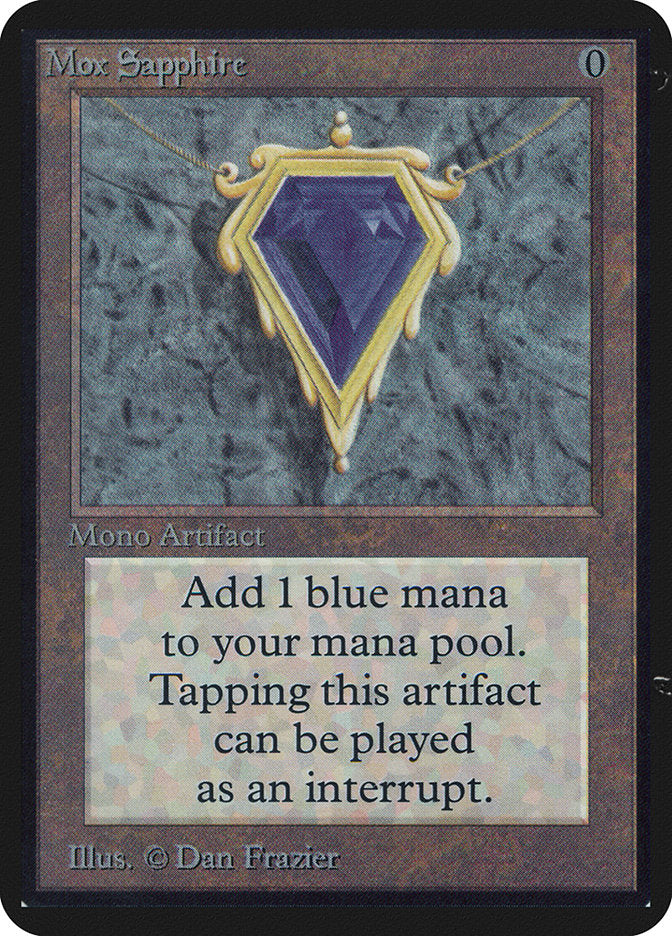 Mox Sapphire [Alpha Edition] | Shuffle n Cut Hobbies & Games