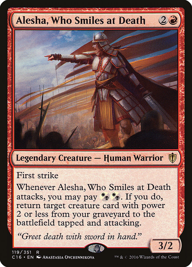 Alesha, Who Smiles at Death [Commander 2016] | Shuffle n Cut Hobbies & Games