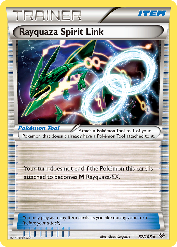 Rayquaza Spirit Link (87/108) [XY: Roaring Skies] | Shuffle n Cut Hobbies & Games