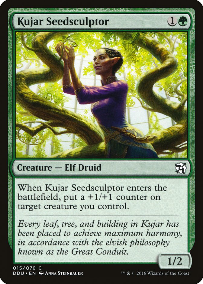 Kujar Seedsculptor [Duel Decks: Elves vs. Inventors] | Shuffle n Cut Hobbies & Games