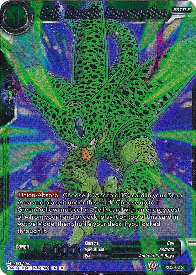 Cell, Genetic Consumption (XD3-02) [Ultimate Deck 2022] | Shuffle n Cut Hobbies & Games