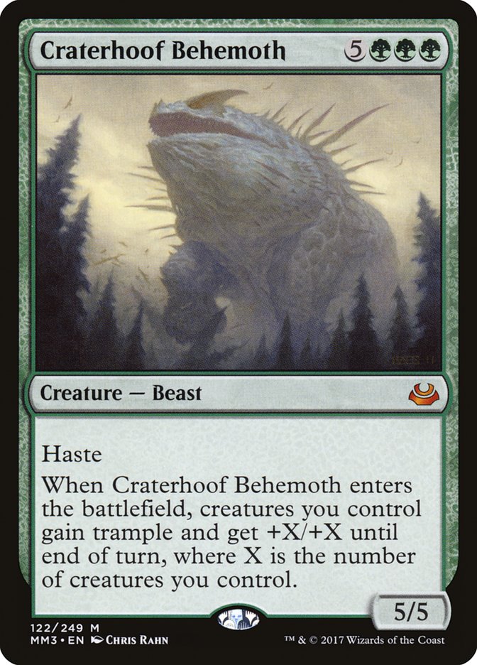 Craterhoof Behemoth [Modern Masters 2017] | Shuffle n Cut Hobbies & Games