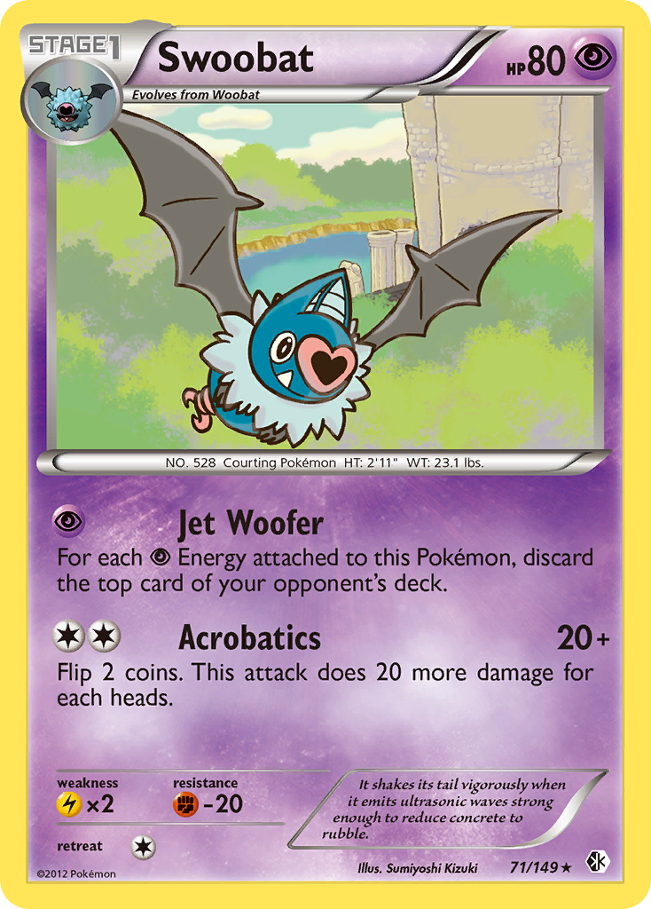 Swoobat (71/149) [Black & White: Boundaries Crossed] | Shuffle n Cut Hobbies & Games