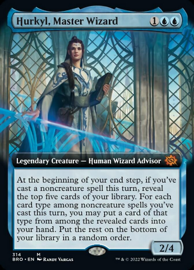 Hurkyl, Master Wizard (Extended Art) [The Brothers' War] | Shuffle n Cut Hobbies & Games