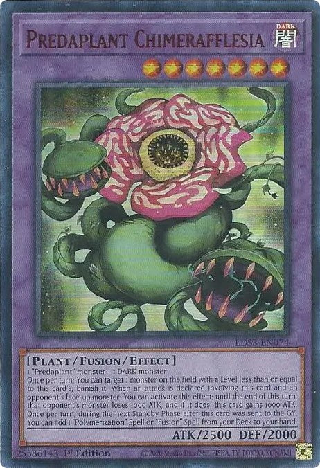 Predaplant Chimerafflesia (Red) [LDS3-EN074] Ultra Rare | Shuffle n Cut Hobbies & Games