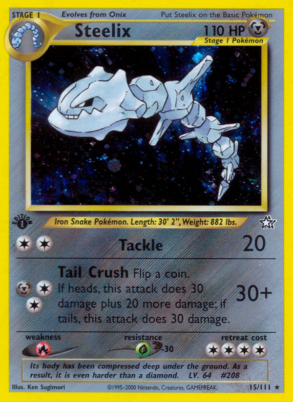 Steelix (15/111) [Neo Genesis 1st Edition] | Shuffle n Cut Hobbies & Games