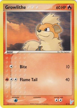 Growlithe (4/12) [EX: Trainer Kit 2 - Minun] | Shuffle n Cut Hobbies & Games