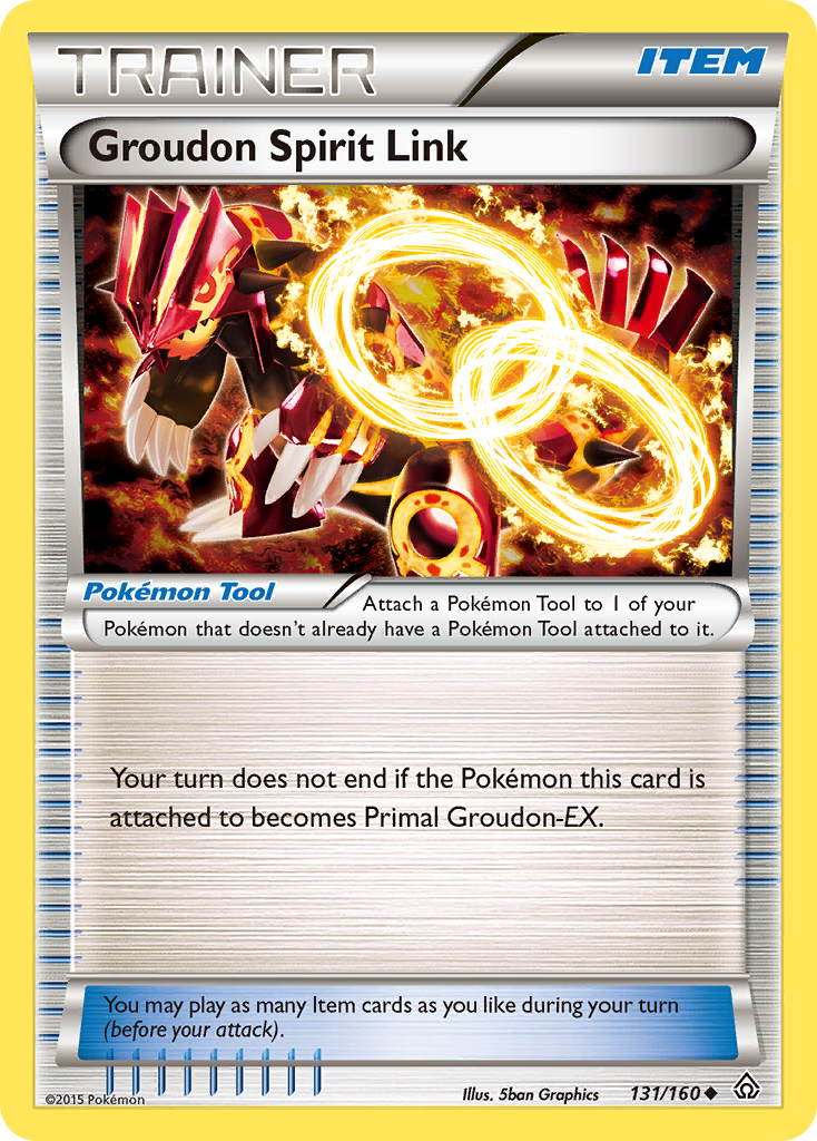 Groudon Spirit Link (131/160) [XY: Primal Clash] | Shuffle n Cut Hobbies & Games