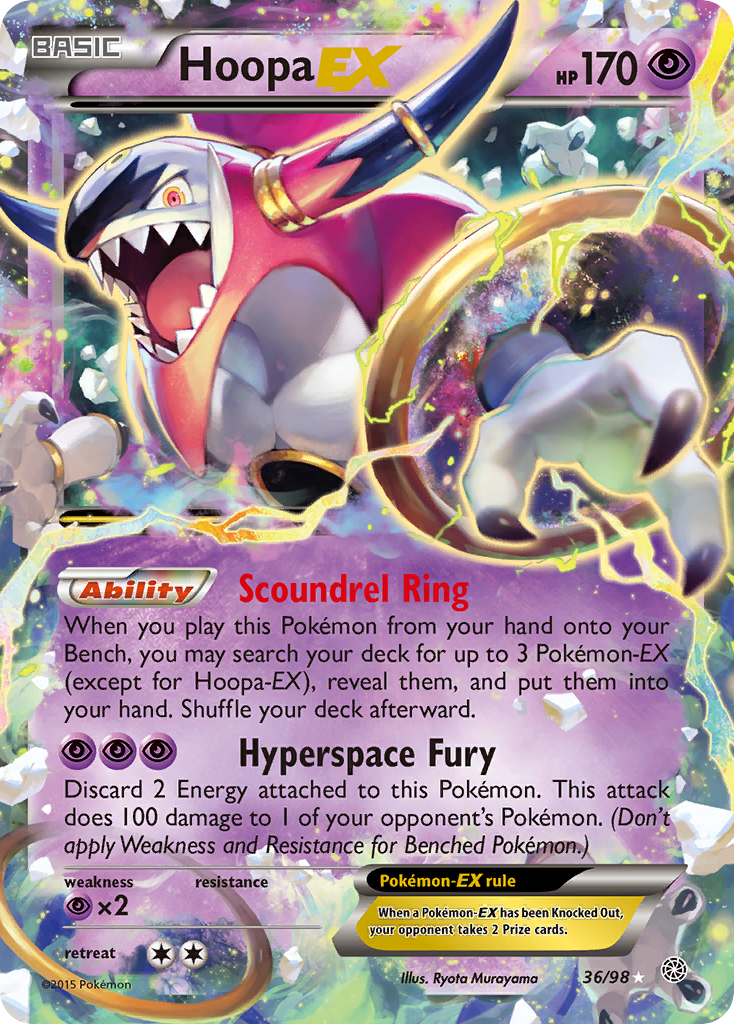 Hoopa EX (36/98) [XY: Ancient Origins] | Shuffle n Cut Hobbies & Games