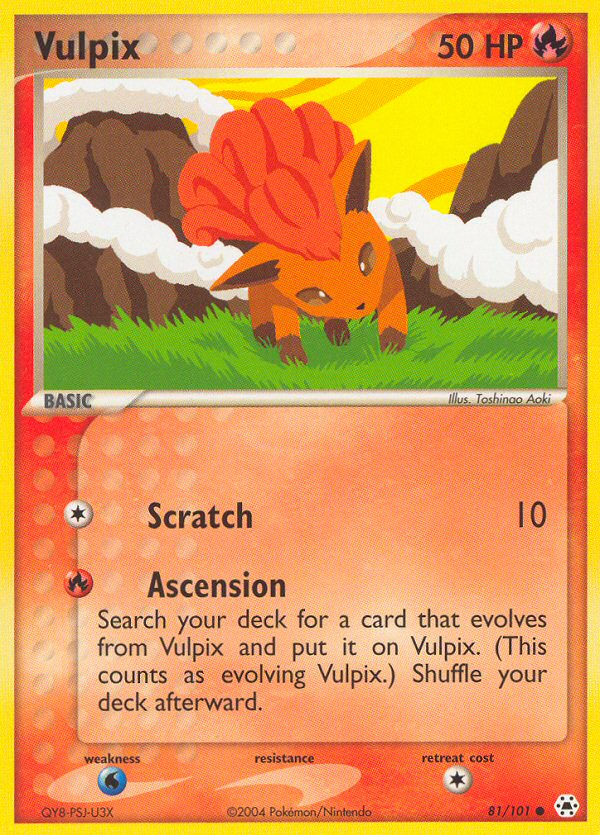 Vulpix (81/101) [EX: Hidden Legends] | Shuffle n Cut Hobbies & Games