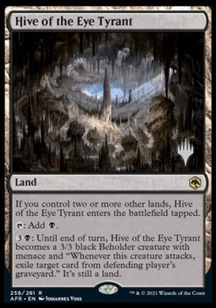 Hive of the Eye Tyrant (Promo Pack) [Dungeons & Dragons: Adventures in the Forgotten Realms Promos] | Shuffle n Cut Hobbies & Games