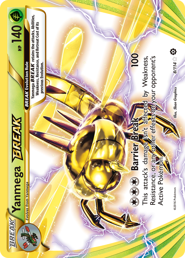 Yanmega BREAK (8/114) [XY: Steam Siege] | Shuffle n Cut Hobbies & Games