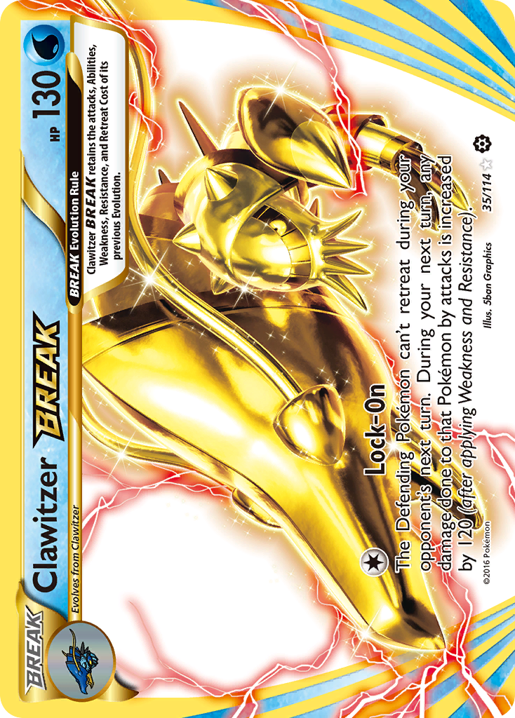 Clawitzer BREAK (35/114) [XY: Steam Siege] | Shuffle n Cut Hobbies & Games