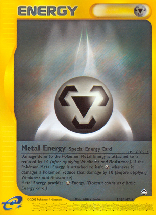 Metal Energy (143/147) [Aquapolis] | Shuffle n Cut Hobbies & Games