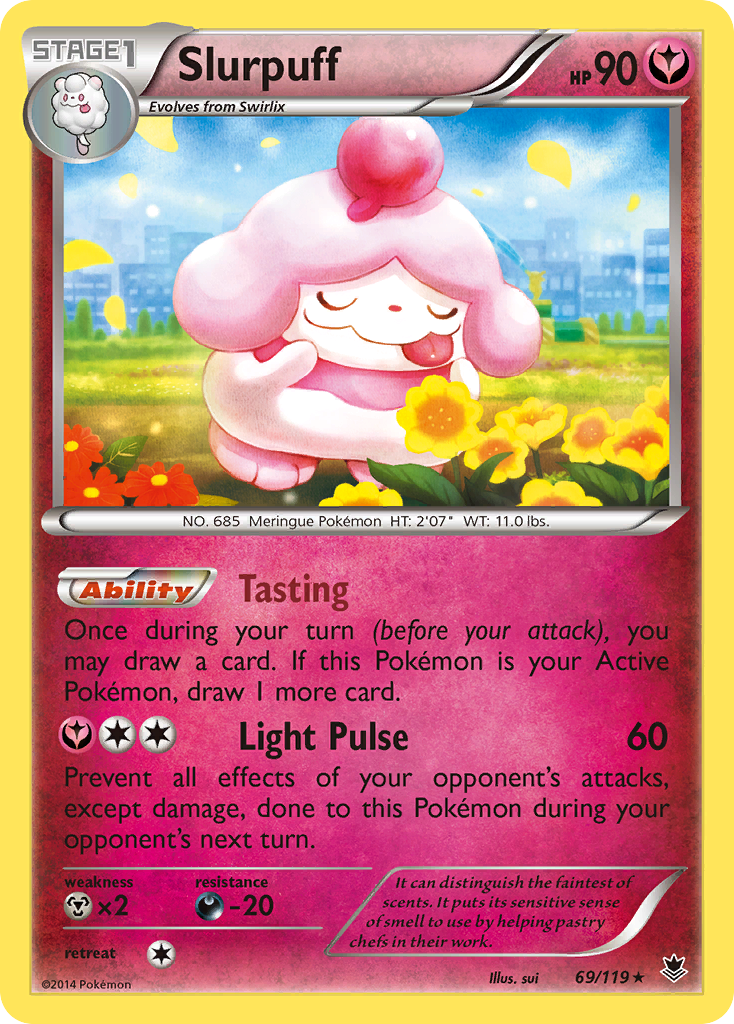 Slurpuff (69/119) [XY: Phantom Forces] | Shuffle n Cut Hobbies & Games