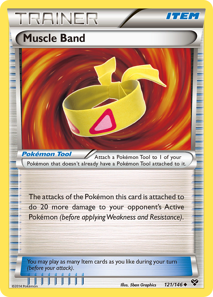 Muscle Band (121/146) [XY: Base Set] | Shuffle n Cut Hobbies & Games