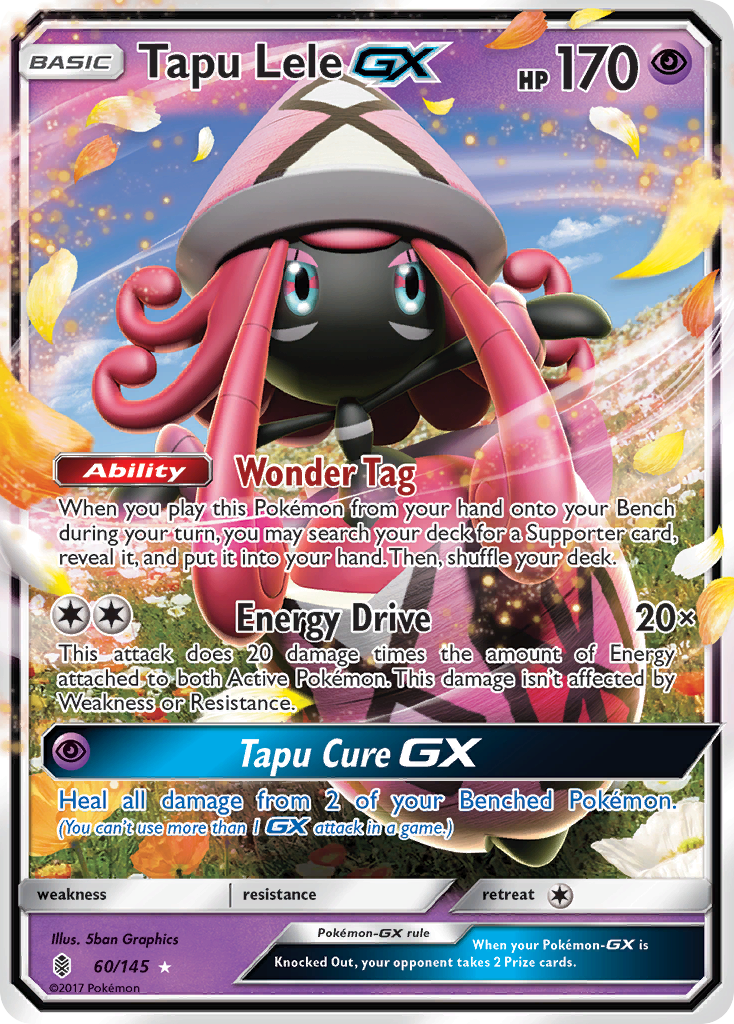 Tapu Lele GX (60/145) [Sun & Moon: Guardians Rising] | Shuffle n Cut Hobbies & Games