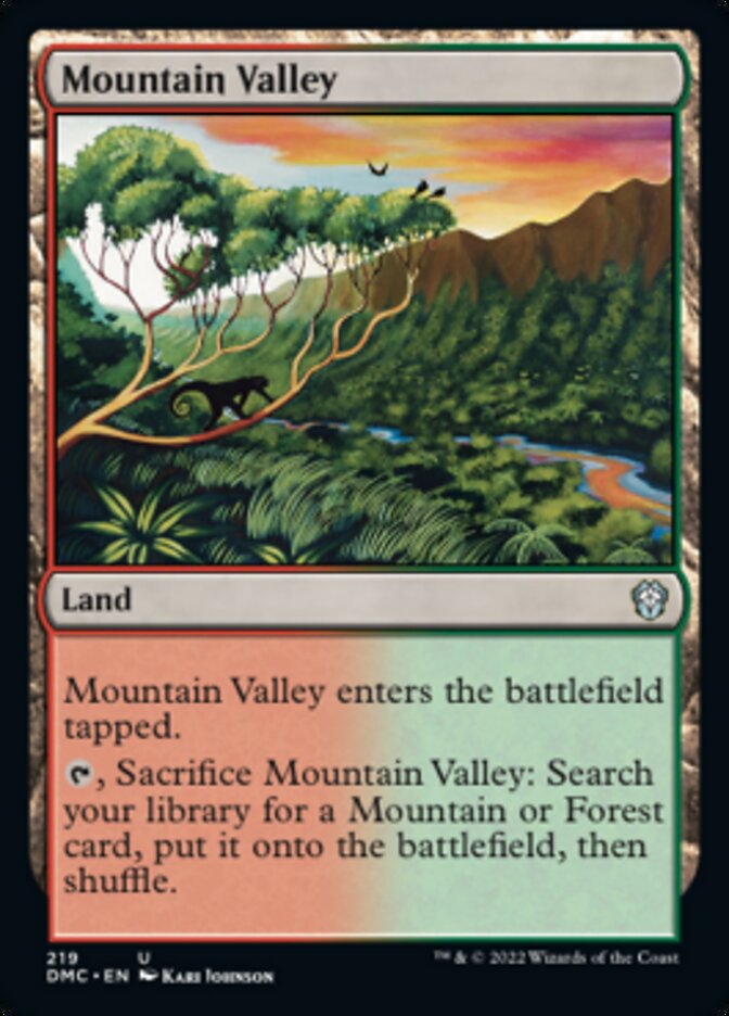 Mountain Valley [Dominaria United Commander] | Shuffle n Cut Hobbies & Games