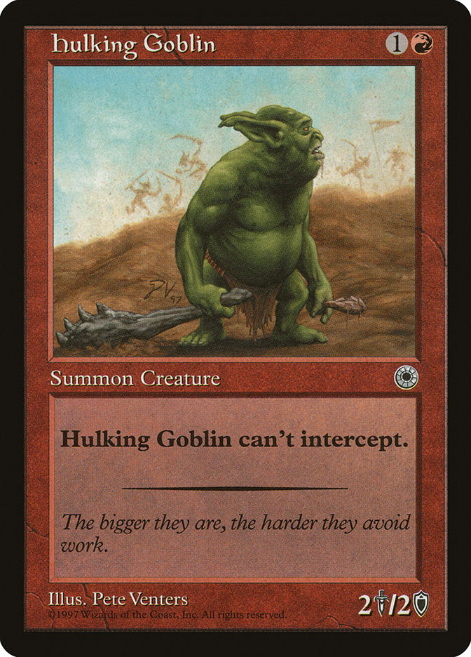 Hulking Goblin [Portal] | Shuffle n Cut Hobbies & Games