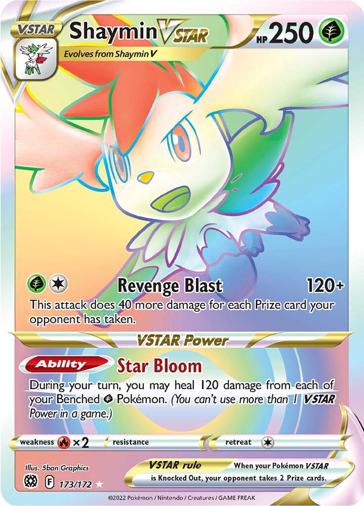 Shaymin VSTAR (173/172) [Sword & Shield: Brilliant Stars] | Shuffle n Cut Hobbies & Games