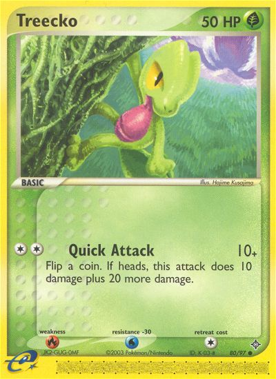 Treecko (80/97) [EX: Dragon] | Shuffle n Cut Hobbies & Games