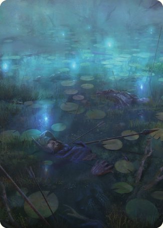 The Dead Marshes Art Card [The Lord of the Rings: Tales of Middle-earth Art Series] | Shuffle n Cut Hobbies & Games