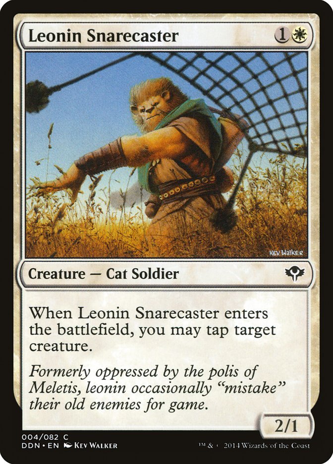 Leonin Snarecaster [Duel Decks: Speed vs. Cunning] | Shuffle n Cut Hobbies & Games