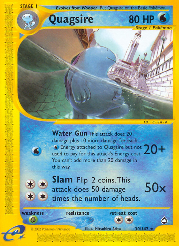 Quagsire (30/147) [Aquapolis] | Shuffle n Cut Hobbies & Games