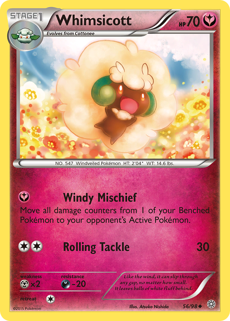 Whimsicott (56/98) [XY: Ancient Origins] | Shuffle n Cut Hobbies & Games