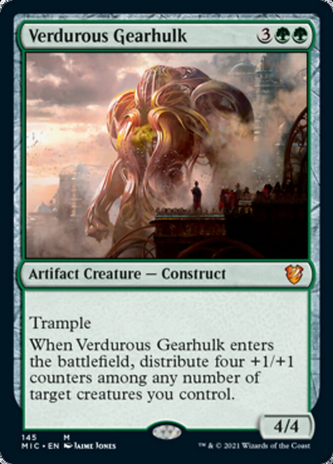 Verdurous Gearhulk [Innistrad: Midnight Hunt Commander] | Shuffle n Cut Hobbies & Games