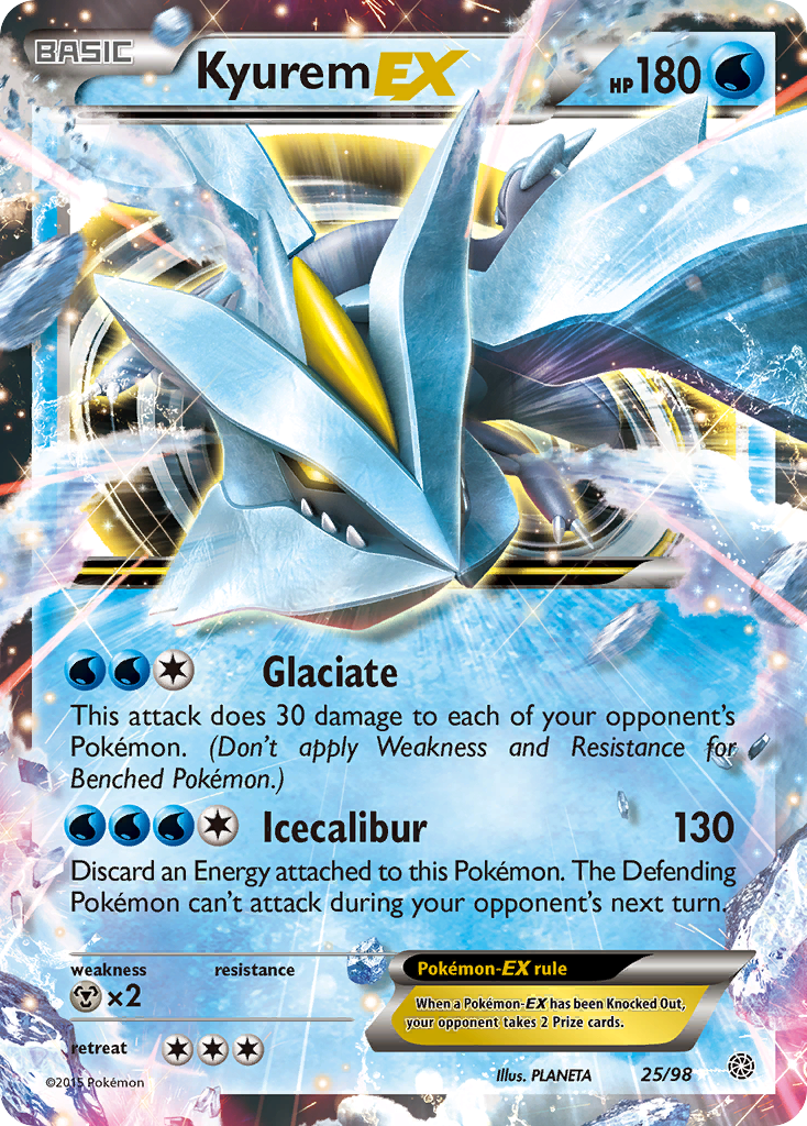 Kyurem EX (25/98) [XY: Ancient Origins] | Shuffle n Cut Hobbies & Games