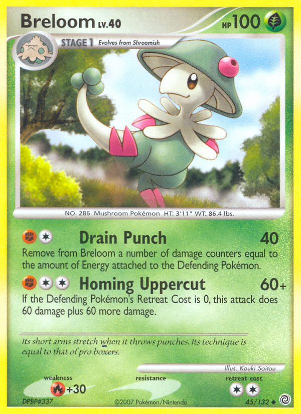 Breloom (45/132) [Diamond & Pearl: Secret Wonders] | Shuffle n Cut Hobbies & Games