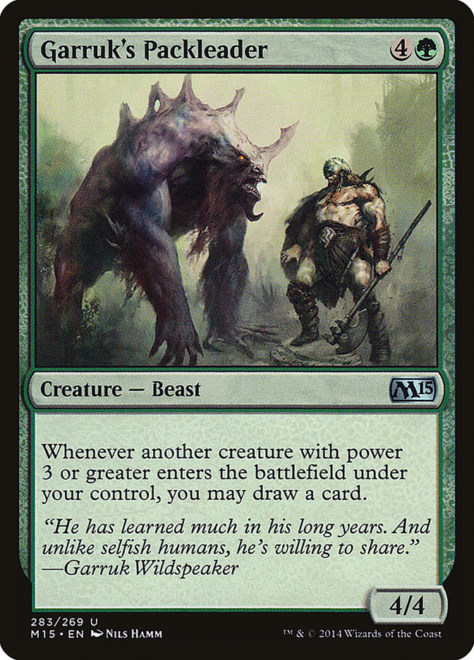 Garruk's Packleader [Magic 2015] | Shuffle n Cut Hobbies & Games