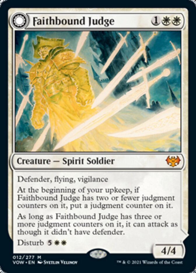 Faithbound Judge // Sinner's Judgment [Innistrad: Crimson Vow] | Shuffle n Cut Hobbies & Games