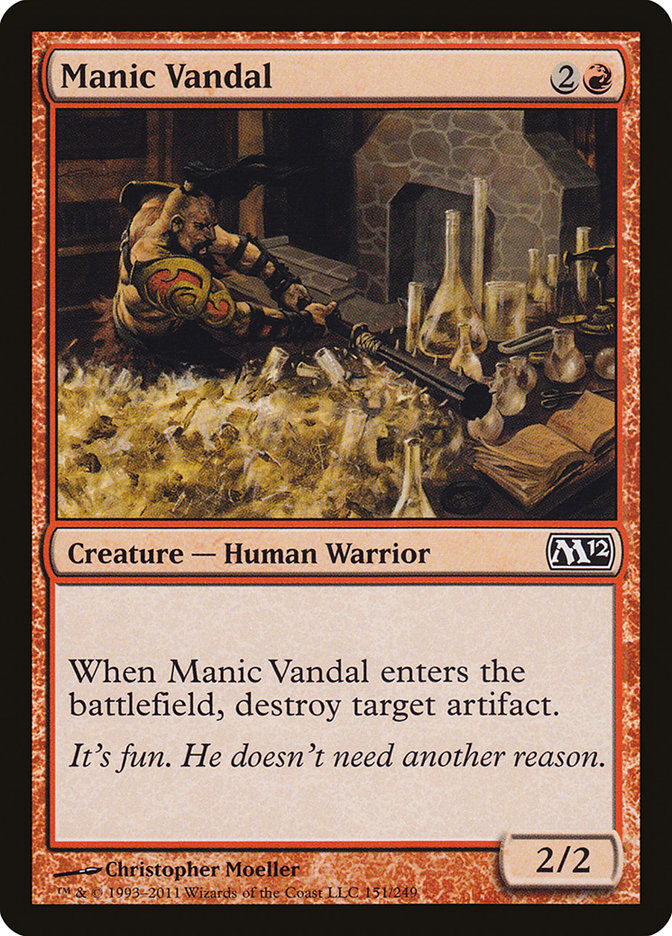 Manic Vandal [Magic 2012] | Shuffle n Cut Hobbies & Games