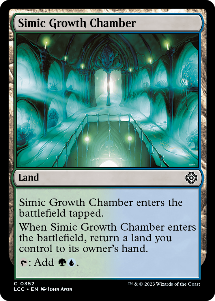 Simic Growth Chamber [The Lost Caverns of Ixalan Commander] | Shuffle n Cut Hobbies & Games