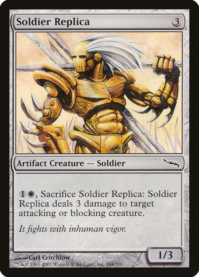 Soldier Replica [Mirrodin] | Shuffle n Cut Hobbies & Games