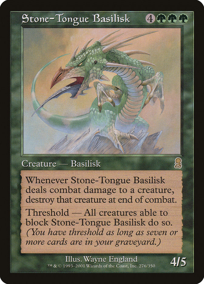 Stone-Tongue Basilisk [Odyssey] | Shuffle n Cut Hobbies & Games