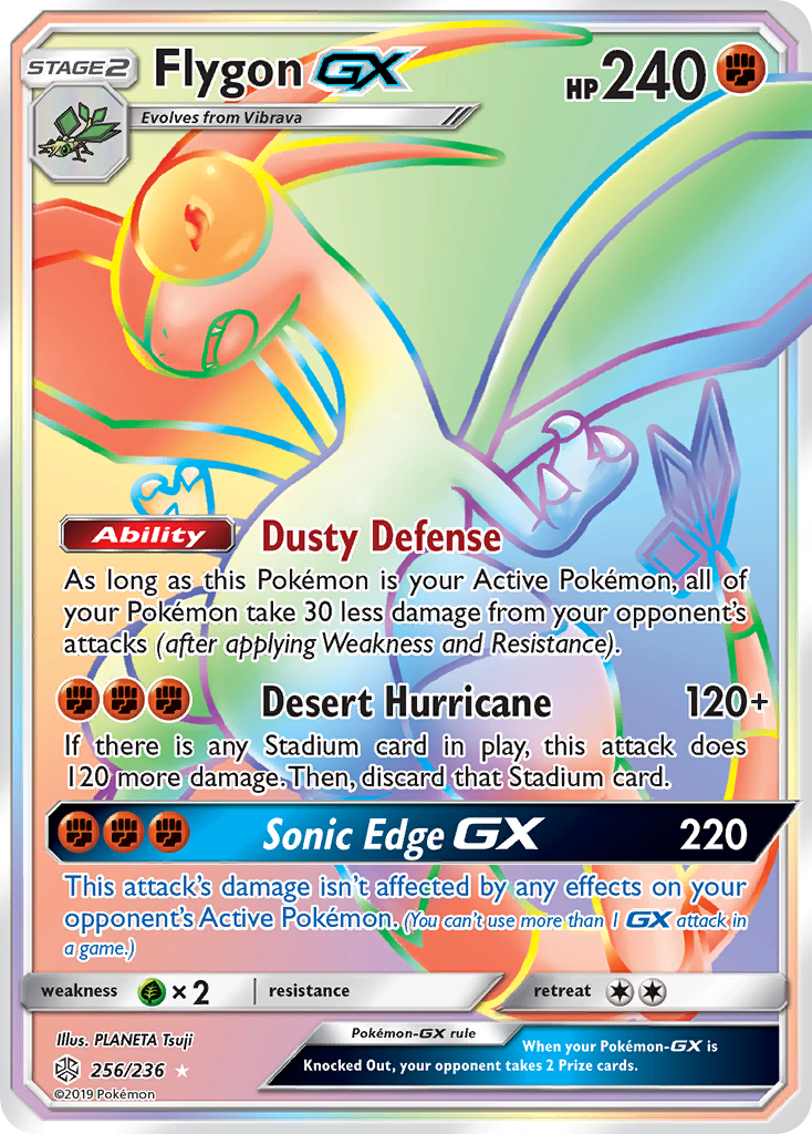 Flygon GX (256/236) [Sun & Moon: Cosmic Eclipse] | Shuffle n Cut Hobbies & Games