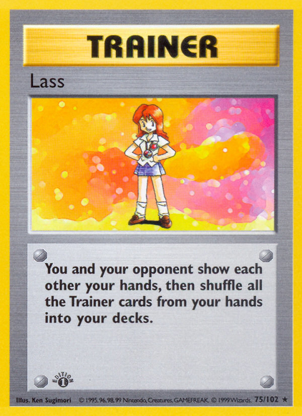 Lass (75/102) (Shadowless) [Base Set 1st Edition] | Shuffle n Cut Hobbies & Games