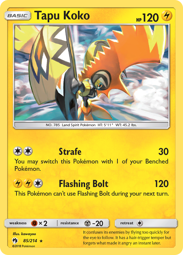 Tapu Koko (85/214) [Sun & Moon: Lost Thunder] | Shuffle n Cut Hobbies & Games