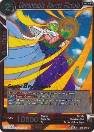 Dependable Warrior Piccolo [BT8-013_PR] | Shuffle n Cut Hobbies & Games