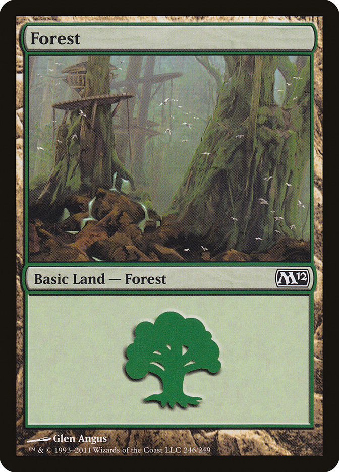 Forest (246) [Magic 2012] | Shuffle n Cut Hobbies & Games