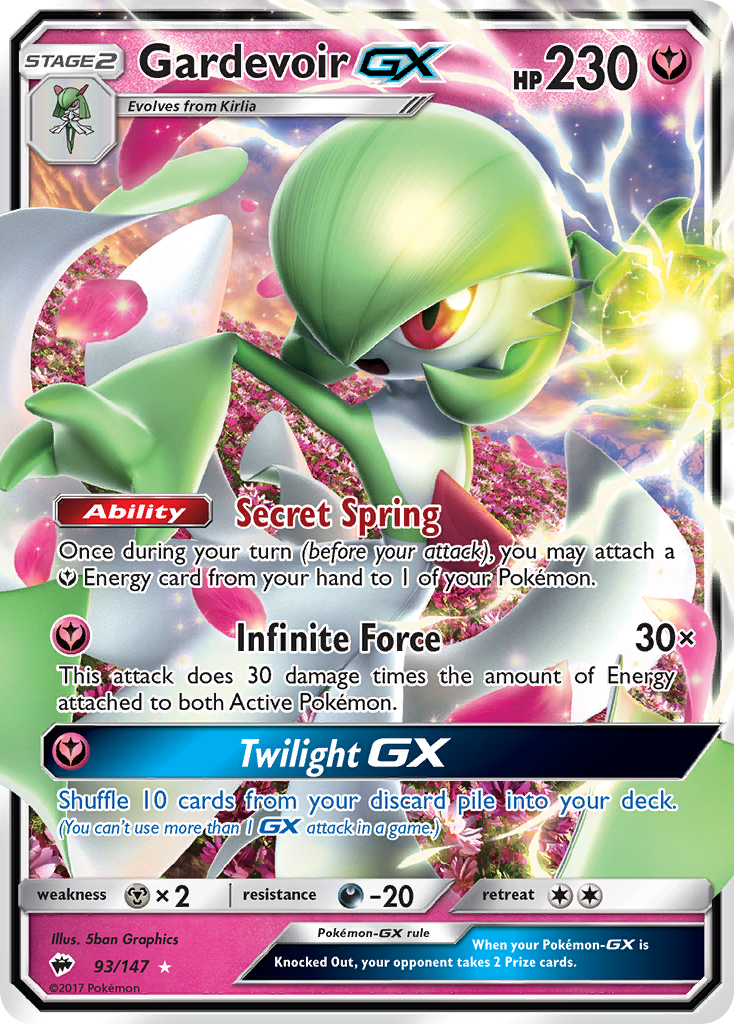 Gardevoir GX (93/147) [Sun & Moon: Burning Shadows] | Shuffle n Cut Hobbies & Games