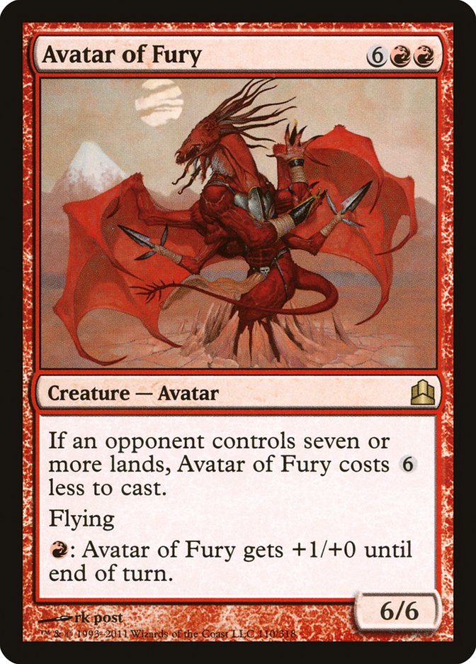 Avatar of Fury [Commander 2011] | Shuffle n Cut Hobbies & Games