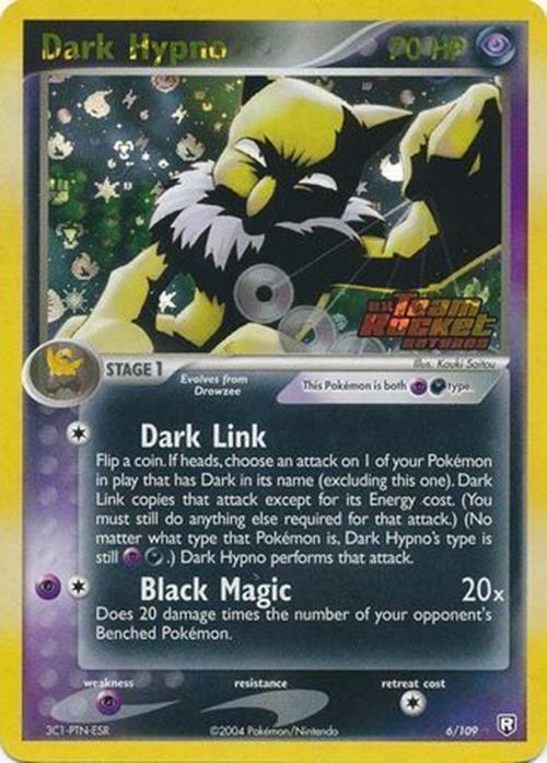 Dark Hypno (6/109) (Stamped) [EX: Team Rocket Returns] | Shuffle n Cut Hobbies & Games