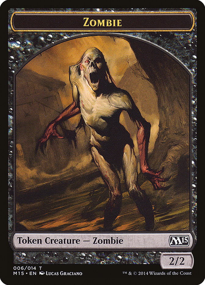 Zombie Token [Magic 2015 Tokens] | Shuffle n Cut Hobbies & Games