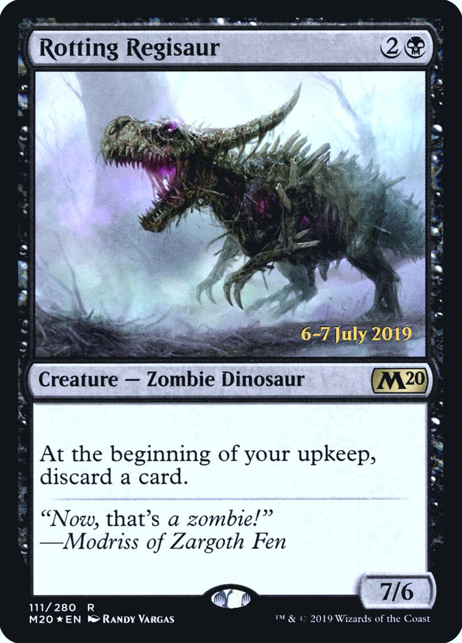 Rotting Regisaur [Core Set 2020 Prerelease Promos] | Shuffle n Cut Hobbies & Games